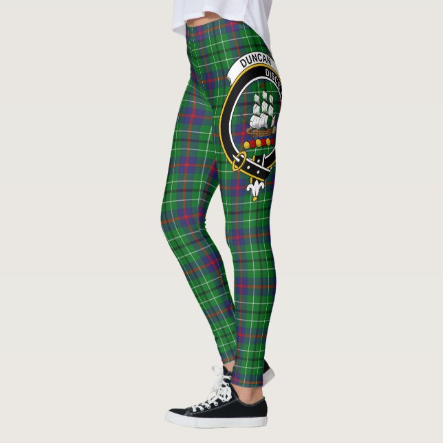 Leggings Ecosse Clan Duncan Moderne Crest Tartan Femmes (Gauche)