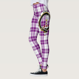 Leggings Ecosse Clan Dunlop robe Crest Tartan Femmes