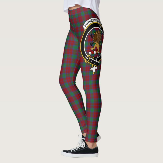 Leggings Ecosse Clan Fotheringham Crest Tartan Femmes (Gauche)