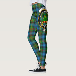 Leggings Ecosse Clan Grant Chasse Crest Tartan Femmes