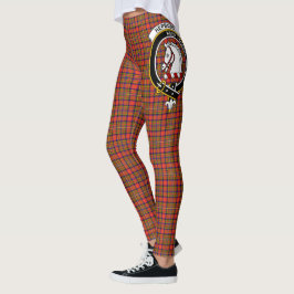 Leggings Ecosse Clan Hepburn Moderne Crest Tartan Femmes