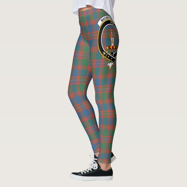 Leggings Ecosse Clan MacIntyre Crest Tartan Femmes (Gauche)