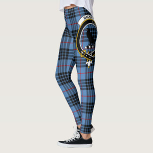 Leggings Ecosse Clan MacKie Ancienne Crête Tartan Femmes