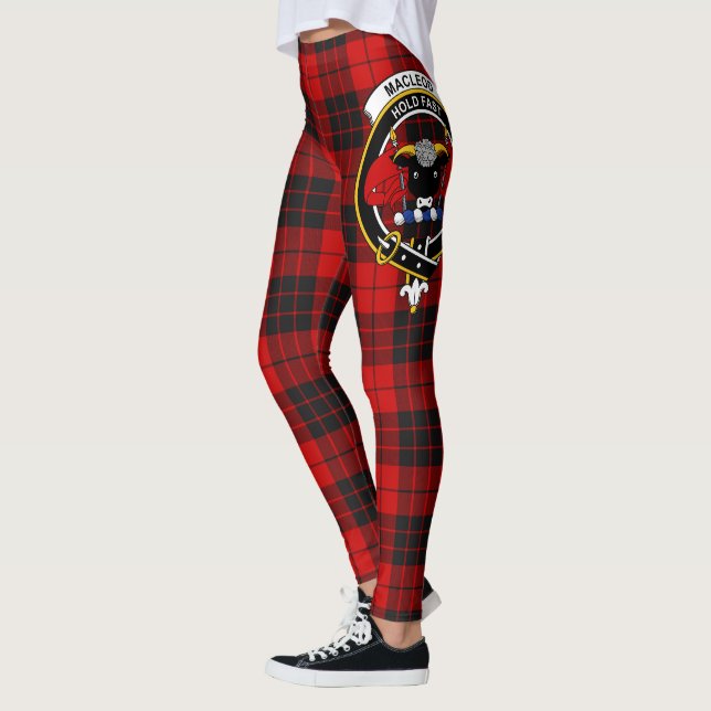 Leggings Ecosse Clan MacLeod De Raasay Crest Tartan Femmes (Gauche)