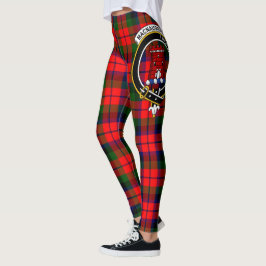 Leggings Ecosse Clan MacNaughtonCrest Tartan Femmes