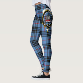 Leggings Ecosse Clan MacNeill De Barra Blue Crest Tartan