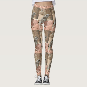 Leggings Écureuil moulu dans des guêtres des femmes de