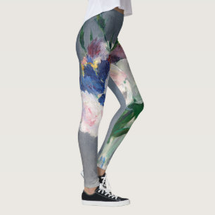 Leggings Edouard Manet - Fleurs dans un Vase de Cristal