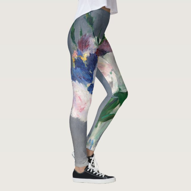 Leggings Edouard Manet - Fleurs dans un Vase de Cristal (Droite)
