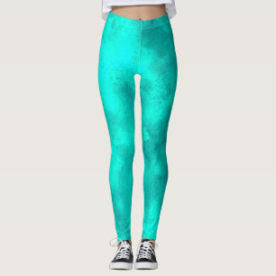Leggings Effet nuage tempête élégant Vert