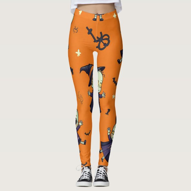 Leggings Éffrayant Chic Halloween Coussin - Festive (Devant)