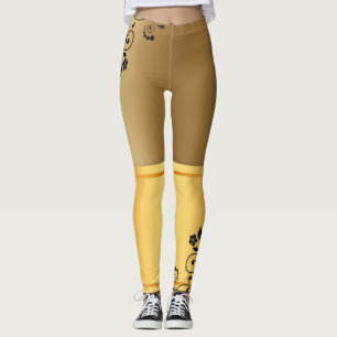 Leggings Elégance dorée