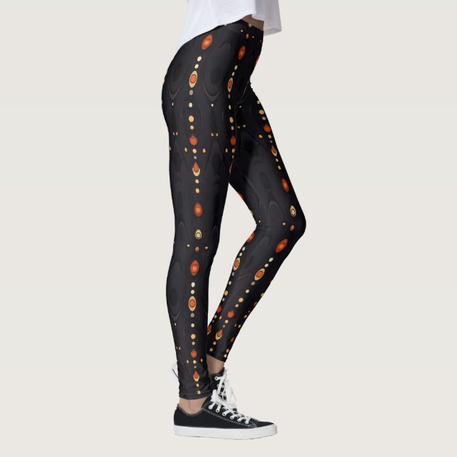 Leggings Élégant Motif de perles (Droite)