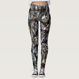 Leggings Élégant Parties scintillant de diamant