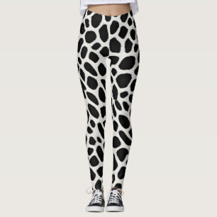 Leggings Elégante collection populaire de luxe Leopard blan