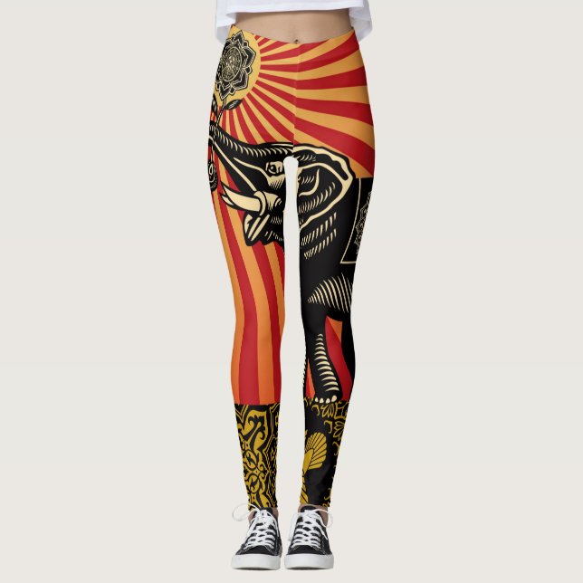 Leggings Éléphant africain (Devant)