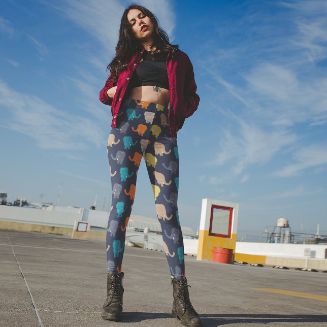Leggings Eléphant de dessin (Créateur téléchargé)