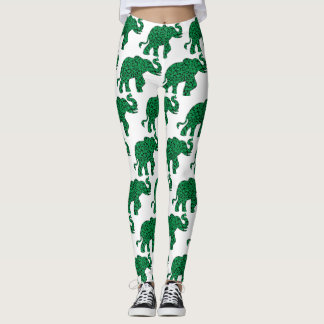 Leggings Eléphant en shamrock