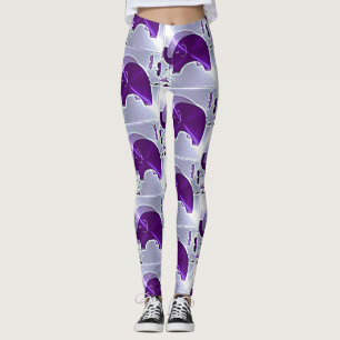 Leggings Éléphants de la conscience d'Alzheimer