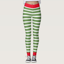 Leggings Elf | Pantalon en costume d'elfe Noël