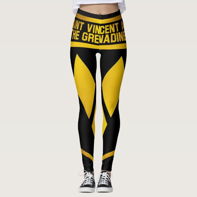 Leggings Emblème de Saint-Vincent-et-les-Grenadines (Devant)
