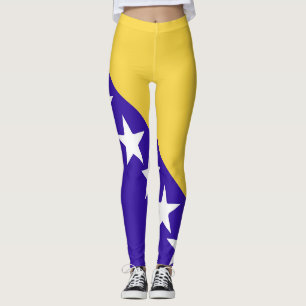 Leggings Emblème du pavillon de la Bosnie-Herzégovine