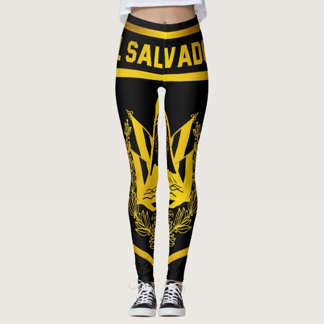 Leggings Emblème du Salvador (Devant)