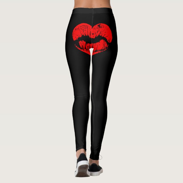 Leggings Embrassez mes guêtres de bout (Dos)