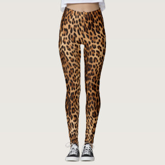 Leggings Empreinte de léopard tendance