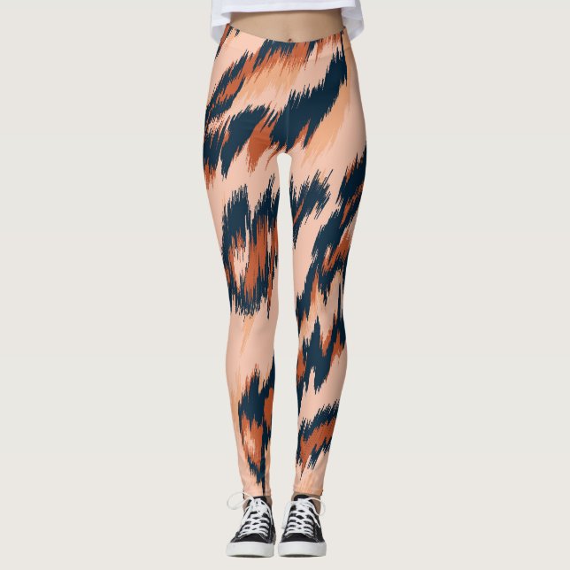 Leggings Empreinte de léopard : Textile Design sans joint. (Devant)