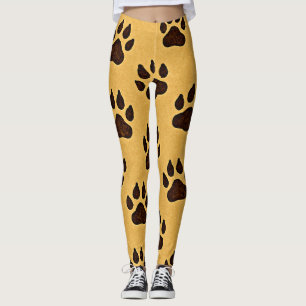 Leggings Empreinte de Patte de Guépard