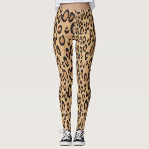 leggings Empreintes de léopard