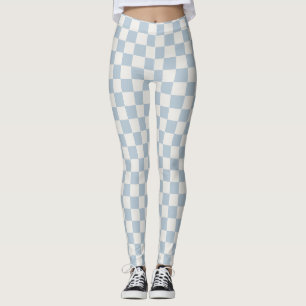 Leggings en damier Bleu Bébé - Soft & Stylish