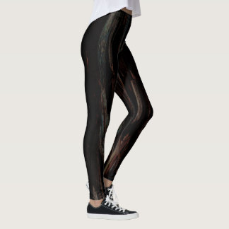 Leggings en écorce d'arbre rouge de la forêt 2