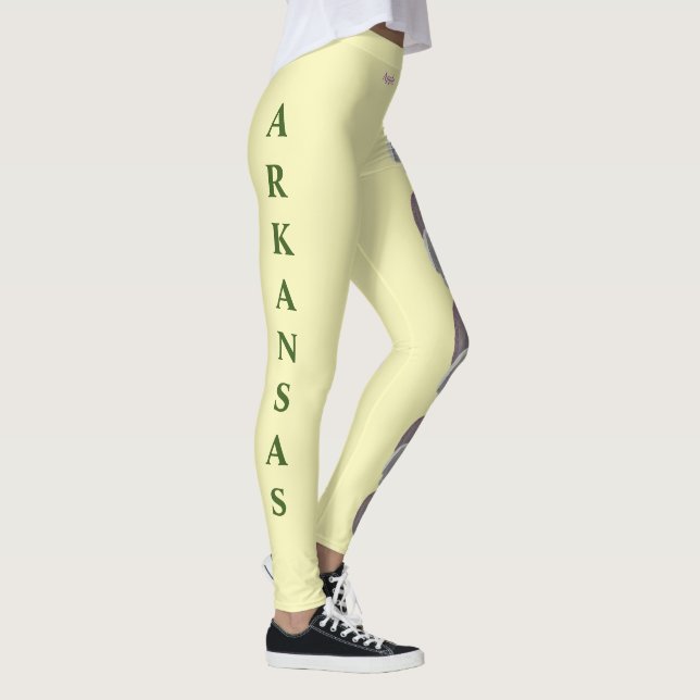 Leggings en fleurs de pomme de l'État de Yello Ark (Droite)