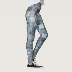 Leggings en pierre grise
