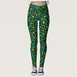 Leggings en tenue d'automne Empreinte de léopard v