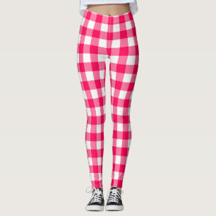 Leggings en vichy Motif