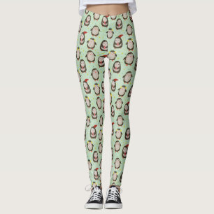 Leggings Enfants de bons pingouins portant des chapeaux de