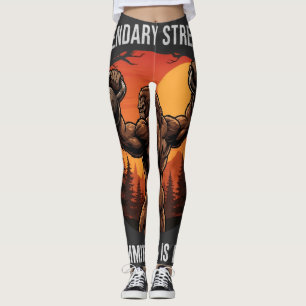 Leggings Engagement Légendaire de Force est Réel Vie de G
