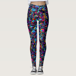 Leggings Entrez dans un Pays des Merveilles de Neon : Groov