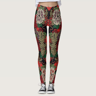 Leggings Envelopper soi-même dans l'élégance : Japonais Vin