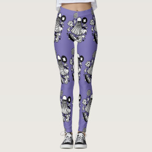 Leggings Épais Legs de Shuttlecock Personnalisés Vicky