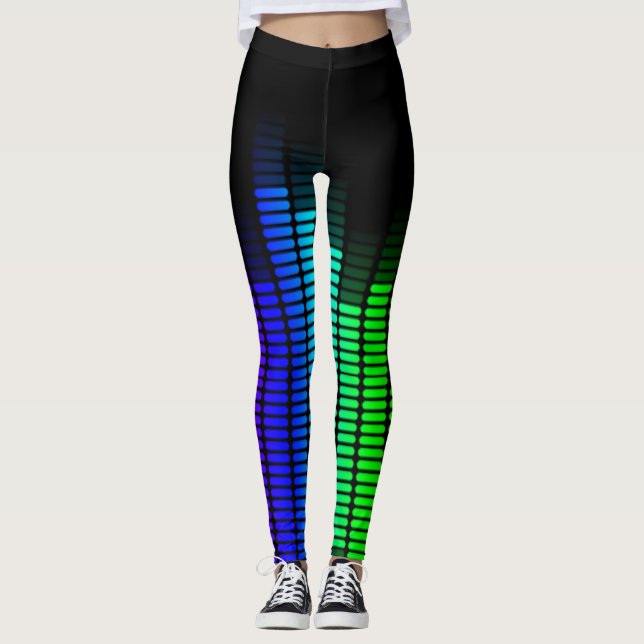 Leggings équalisateur arc-en-ciel (Devant)