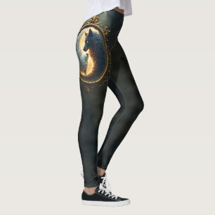 Leggings Équilibre lunaire – Où les ombres embrassent la lu