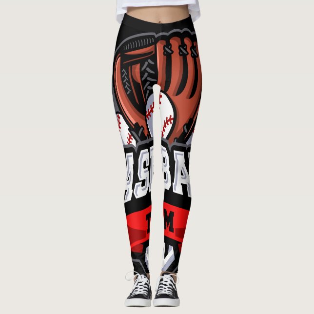 Leggings Équipe cycliste Baseball (Devant)