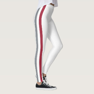 Leggings Esprit d'équipe de l'Alabama, cramoisi, gris et bl
