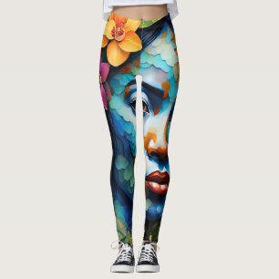 Leggings Esprit Orchidée "Yarumi" - Femmes en Amazonie