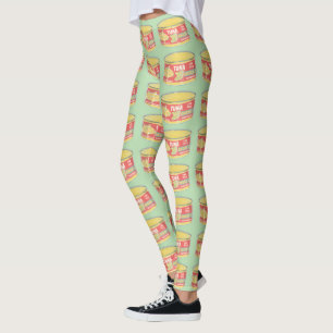 Leggings Étanche de thon en conserve de poisson rétro