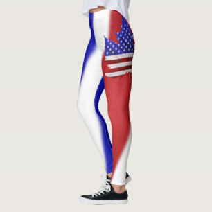 Leggings États-Unis Canada pantalon les jambières des États